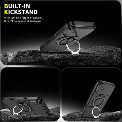 📱 50% OFF NOW! 🔗 Magnetic Phone Case with Ring Stand - Secure Grip & Wireless Charging Compatible, 360° Viewing Angles for iPhone ⚡✨