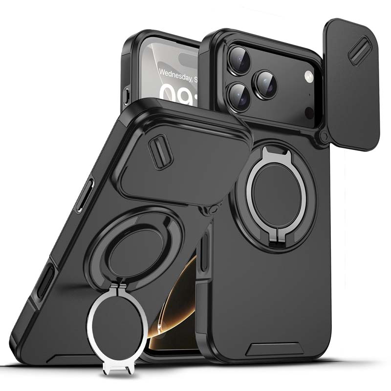 📱 50% OFF NOW! 🔗 Magnetic Phone Case with Ring Stand - Secure Grip & Wireless Charging Compatible, 360° Viewing Angles for iPhone ⚡✨