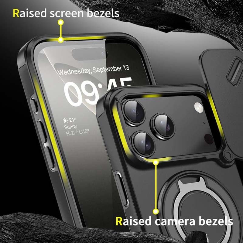 📱 50% OFF NOW! 🔗 Magnetic Phone Case with Ring Stand - Secure Grip & Wireless Charging Compatible, 360° Viewing Angles for iPhone ⚡✨