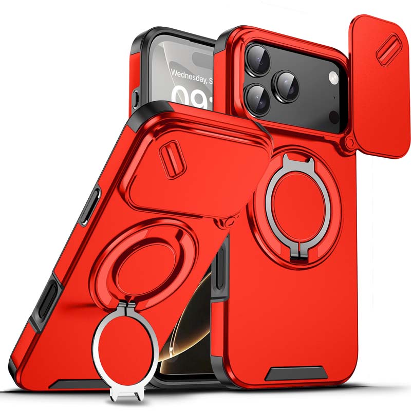 📱 50% OFF NOW! 🔗 Magnetic Phone Case with Ring Stand - Secure Grip & Wireless Charging Compatible, 360° Viewing Angles for iPhone ⚡✨