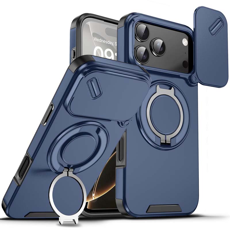 📱 50% OFF NOW! 🔗 Magnetic Phone Case with Ring Stand - Secure Grip & Wireless Charging Compatible, 360° Viewing Angles for iPhone ⚡✨