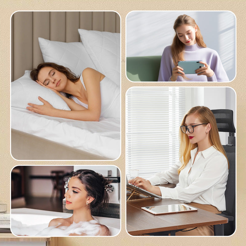 💥Christmas Sale 50% OFF! ✨ 800W Wall Outlet Space Heater - Adjustable Thermostat with 4 Timer Settings & Overheat Protection for Office/Bedroom 🕒🌡️