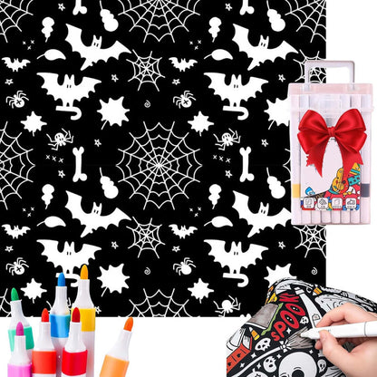 DIY Coloring Blanket with Markers