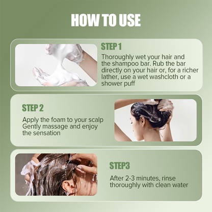 Natural Shampoo Bar For Strengthening Hair