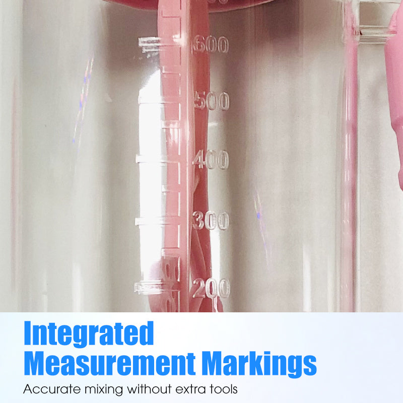 Pancake Batter Dispenser with Stirrer & Measuring Marks