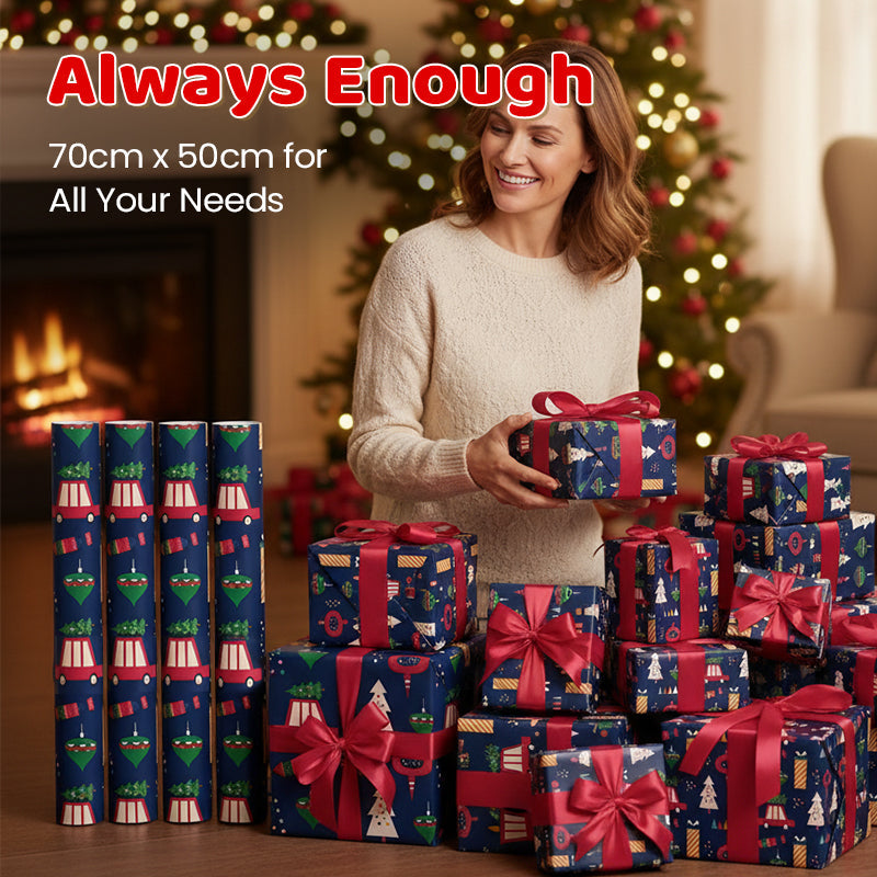 70*50cm Christmas Gift Wrapping Paper Sheet