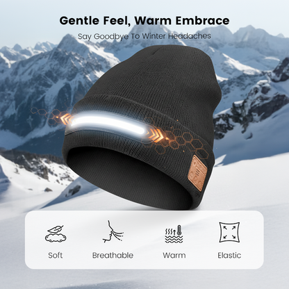 ⏰Black Friday Countdown! ⚡🔥Rechargeable Bluetooth Beanie Hat with Light