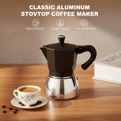 🔥Christmas Limited-Time Offer: 50% OFF!!!🔥Classic Aluminum Stovetop Coffee Maker