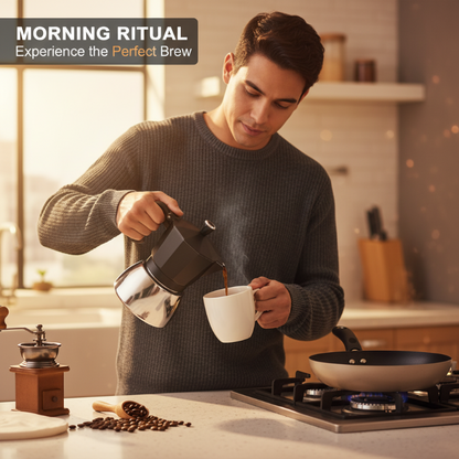 🔥Christmas Limited-Time Offer: 50% OFF!!!🔥Classic Aluminum Stovetop Coffee Maker