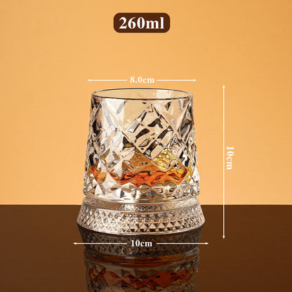 🔥360° Rotating Whiskey Glass Tumbler