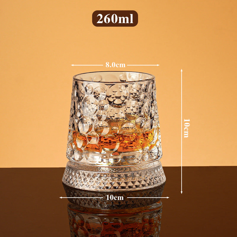 🔥360° Rotating Whiskey Glass Tumbler