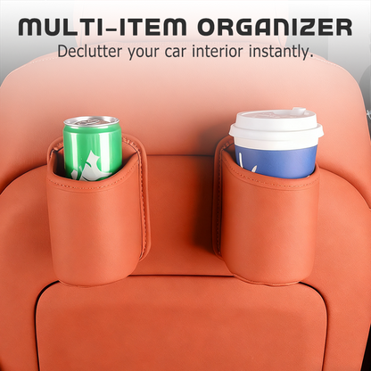 🥳2026 HOT SALE🥳💞50K+ SOLD!🚗🧺 66% OFF! Leather Car Door Cup Holder – Wide‑mouth opening, easy reach for drinks & phone. Clip‑on secure fit. PU leather, tough & stylish. 🛡️✨