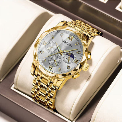 🔥 Men's Waterproof Quartz Watch - Stylish & Durable, Perfect for Daily Wear and Outdoor Activities ✨