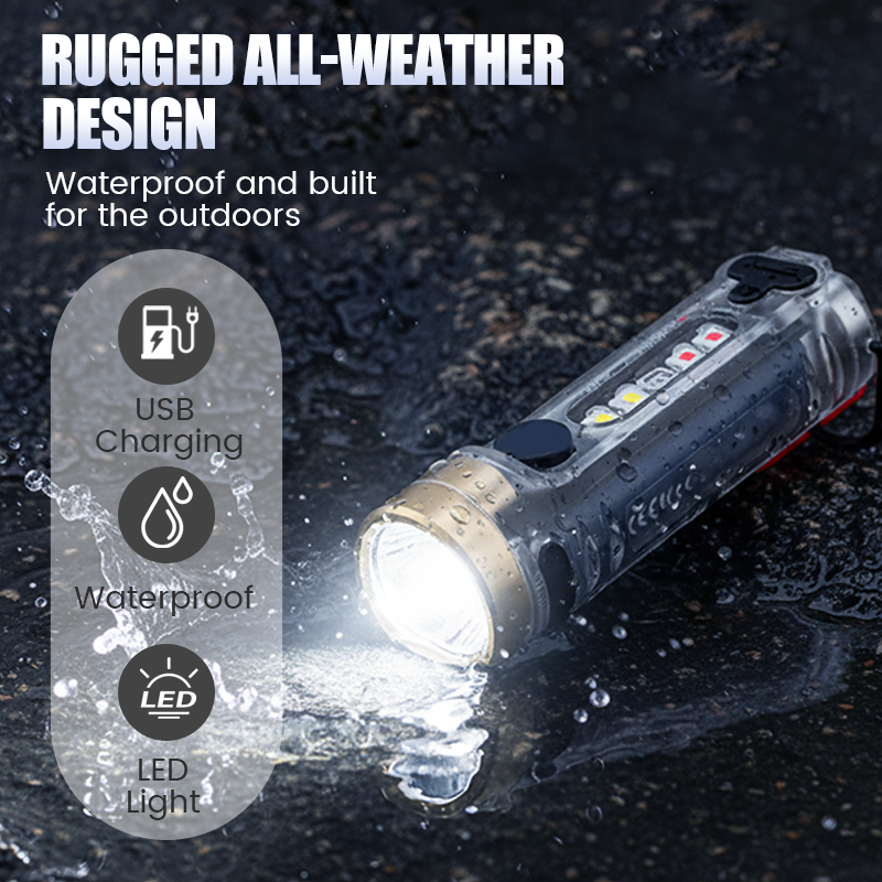🔥Limited Time Promotion 50% OFF🔥Multi-Functional Rechargeable Mini Keychain Flashlight