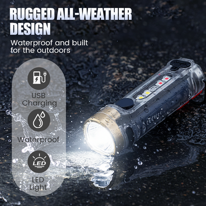 🔥Limited Time Promotion 50% OFF🔥Multi-Functional Rechargeable Mini Keychain Flashlight
