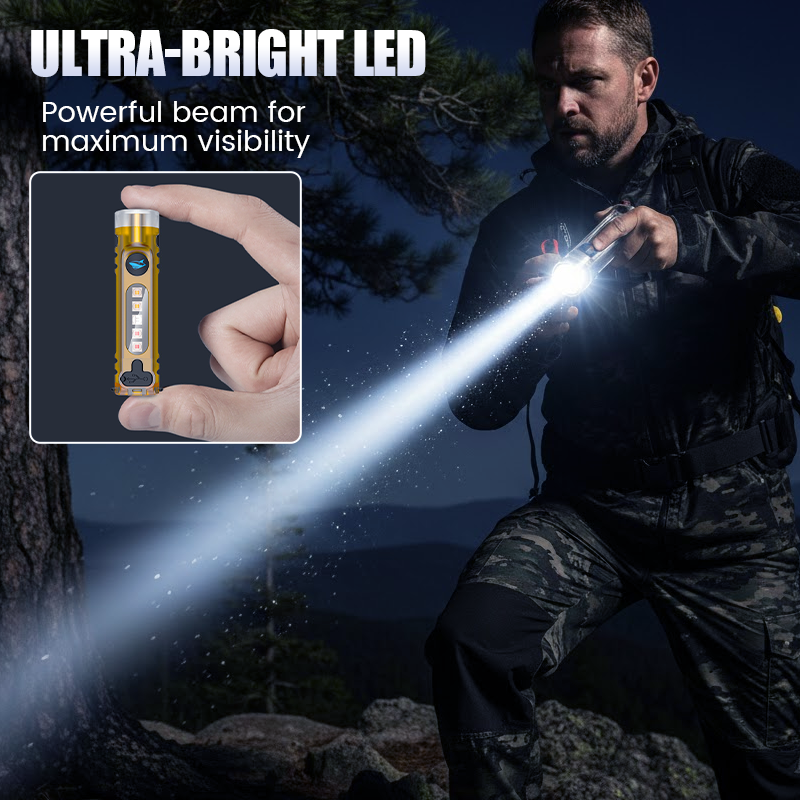 🔥Limited Time Promotion 50% OFF🔥Multi-Functional Rechargeable Mini Keychain Flashlight