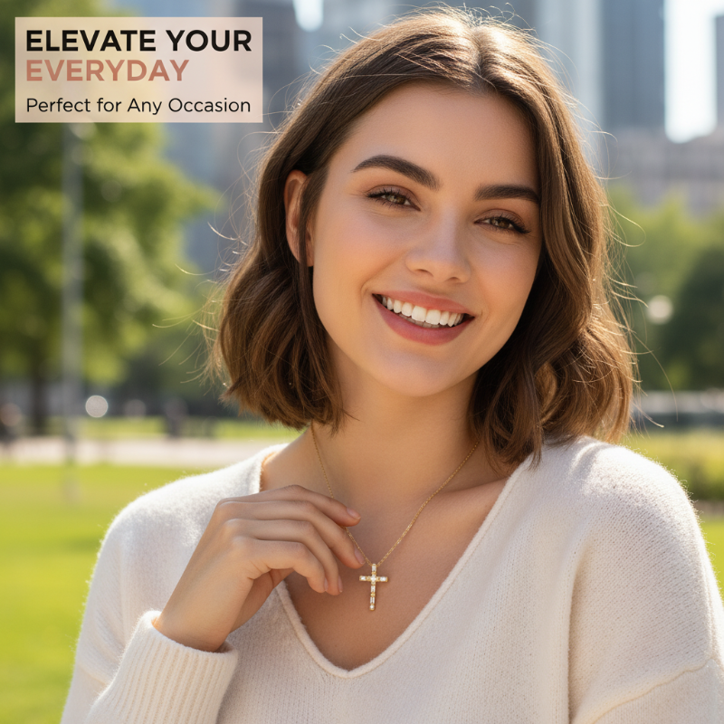 Trendy & Stylish Cross Pendant Necklace