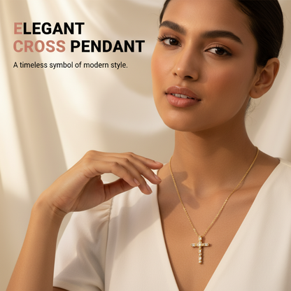 Trendy & Stylish Cross Pendant Necklace