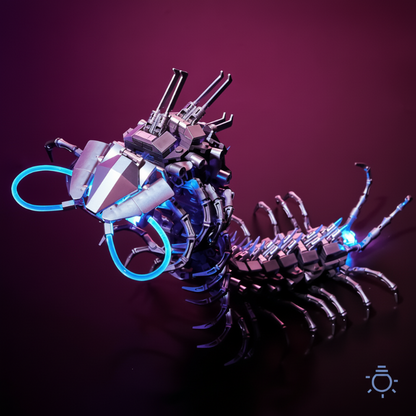 DIY Mechanical Animal Assembly Block Toy