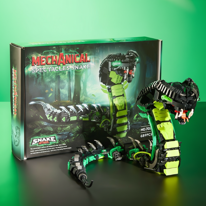 DIY Mechanical Animal Assembly Block Toy
