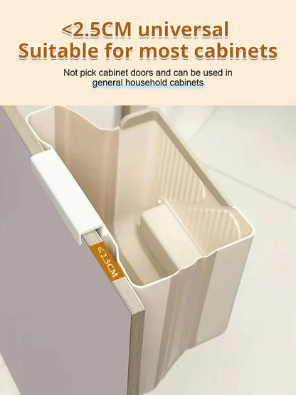 ⏰🔥LIMITED TIME 50% OFF!🔥50K+ SOLD!🥦Folding Hanging Kitchen Waste Trash Can🗑️