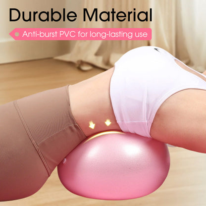 9-Inch Anti-Burst Pilates Ball with Pump ✨ Compact & Durable, Your On-the-Go Fitness Ally! 🏋️♀️