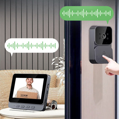 Wireless Video doorbell with Monitor & Camera