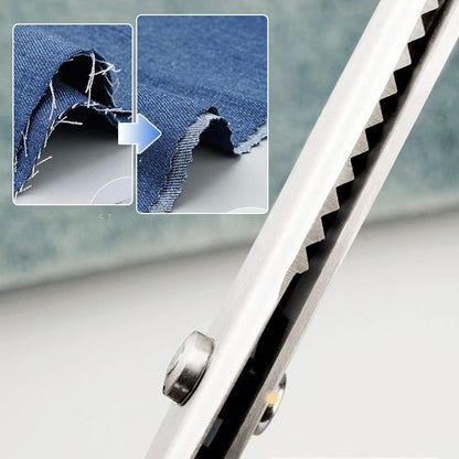 🧵 Cut Through Layers Without Hand Strain – Premium Stainless Steel Pinking Shears. Ergonomic Soft-Grip. Free UK Delivery