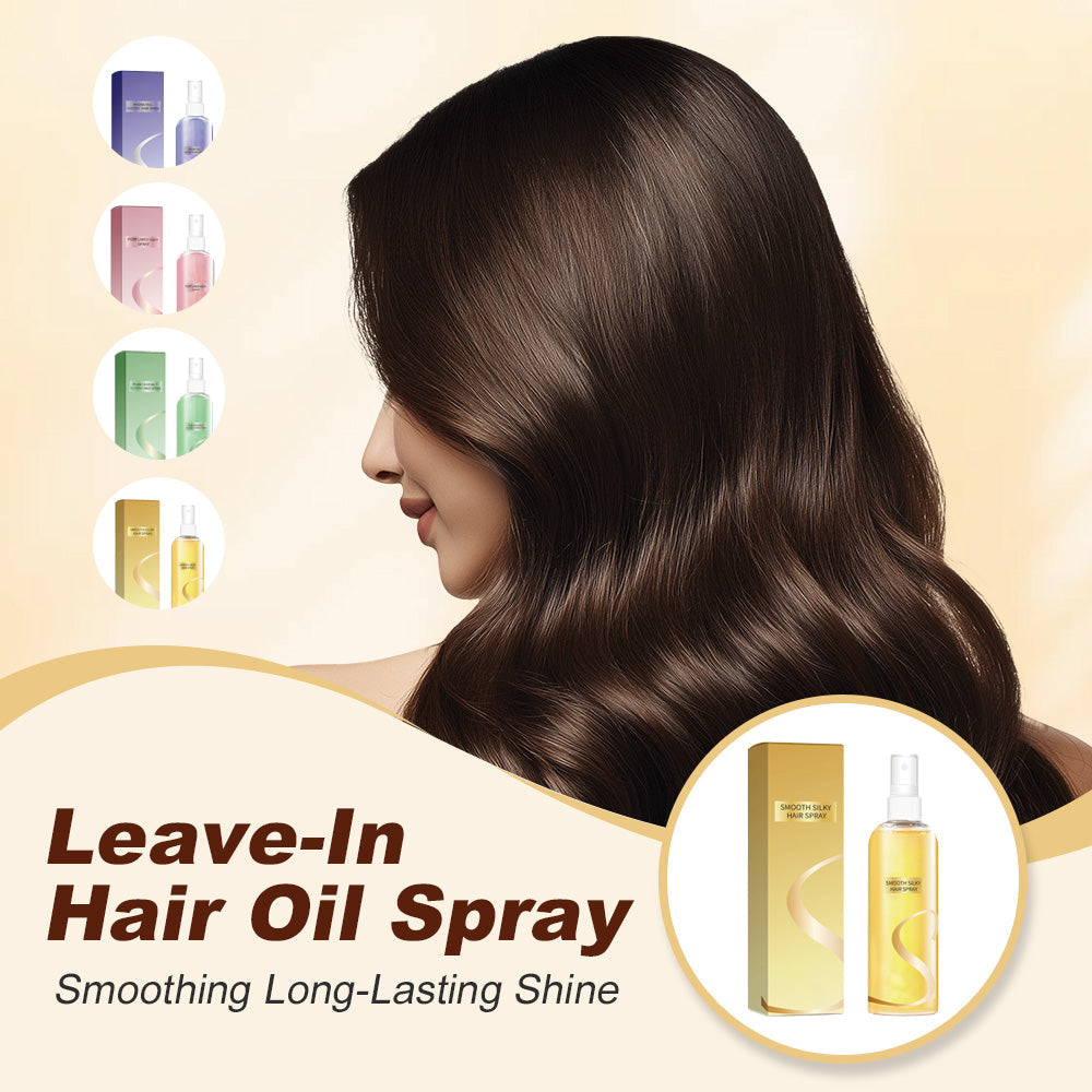 ✨ Leave-In Hair Oil Spray – Smoothing & Long-Lasting Shine for Silky, Healthy Hair 💖🌟