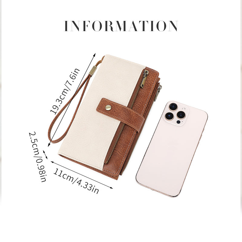 💃Last Day Sales -50% OFF🎉Women's Retro Style RFID Blocking Tri-fold Wallet