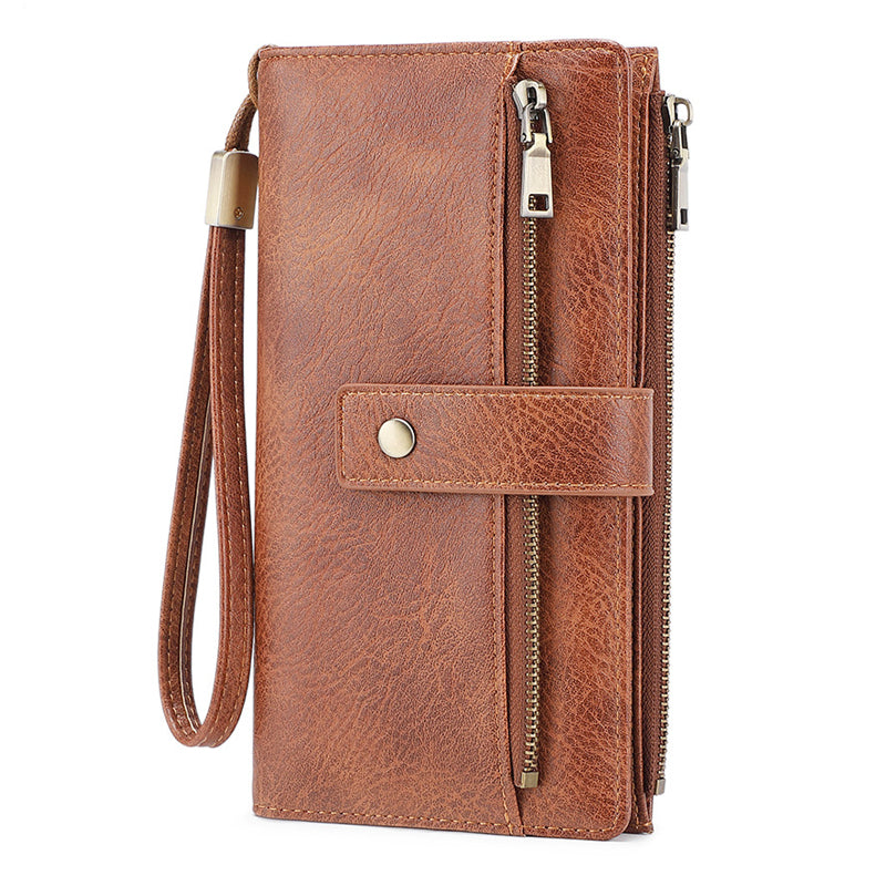 💃Last Day Sales -50% OFF🎉Women's Retro Style RFID Blocking Tri-fold Wallet