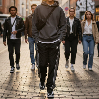 🔥HOT SALE 49% OFF🔥Men's Quick-Dry Athletic Track Pants with Side Stripes