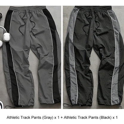 🔥HOT SALE 49% OFF🔥Men's Quick-Dry Athletic Track Pants with Side Stripes