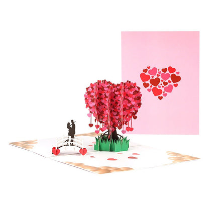 🎁Valentine's Day Sale 60% OFF💓3D Pop-Up Heart Tree Greeting Card