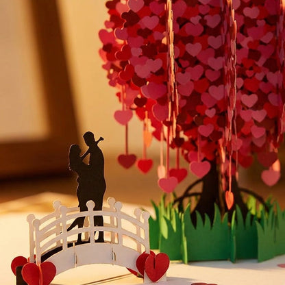 🎁Valentine's Day Sale 60% OFF💓3D Pop-Up Heart Tree Greeting Card