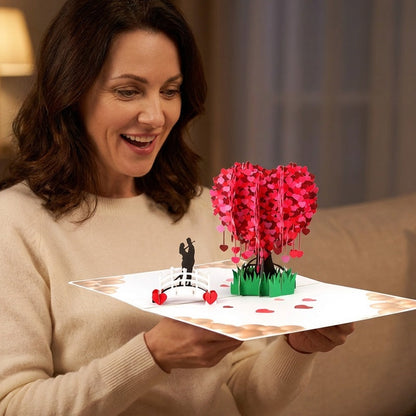 🎁Valentine's Day Sale 60% OFF💓3D Pop-Up Heart Tree Greeting Card