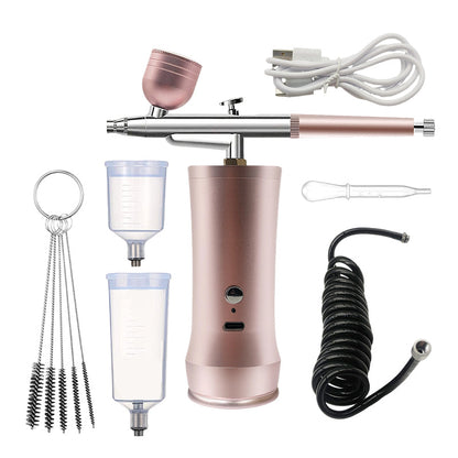 📢📢50%  OFF !! ⏰🎨 Three pressure settings + wireless freedom! Professional-grade airbrush for DIY, modeling, and makeup—all in one device! ✨