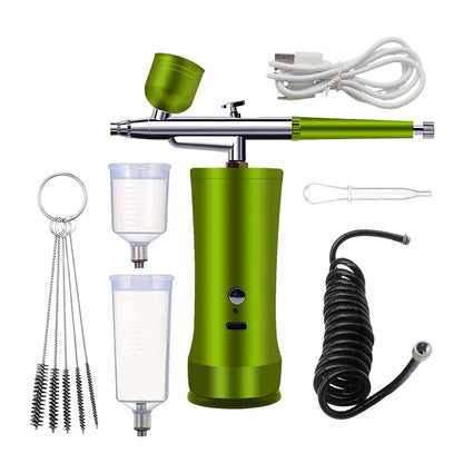📢📢50%  OFF !! ⏰🎨 Three pressure settings + wireless freedom! Professional-grade airbrush for DIY, modeling, and makeup—all in one device! ✨