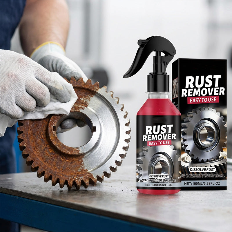 ⏳Time-Limited Special⏰Multi-Purpose Metal Rust Remover Spray – Dissolves rust quickly, prevents re-corrosion & safe for tools, auto parts or outdoor gear 🛠️