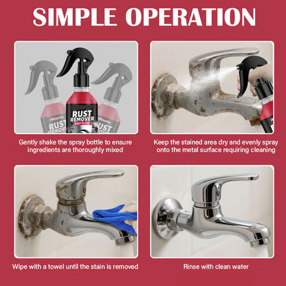 ⏳Time-Limited Special⏰Multi-Purpose Metal Rust Remover Spray – Dissolves rust quickly, prevents re-corrosion & safe for tools, auto parts or outdoor gear 🛠️