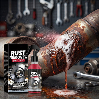 ⏳Time-Limited Special⏰Multi-Purpose Metal Rust Remover Spray – Dissolves rust quickly, prevents re-corrosion & safe for tools, auto parts or outdoor gear 🛠️