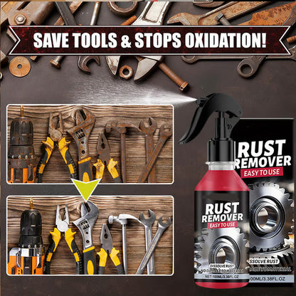 ⏳Time-Limited Special⏰Multi-Purpose Metal Rust Remover Spray – Dissolves rust quickly, prevents re-corrosion & safe for tools, auto parts or outdoor gear 🛠️