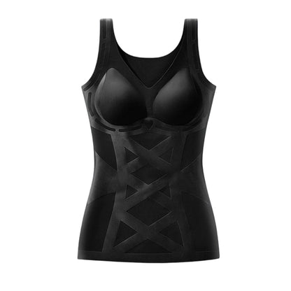 💃✨ Seamless shaping top with integrated bra – invisible support, stunning silhouette! ✨👙 Perfect for everyday wear and sports. Soft, breathable, sustainable. Your new favourite basic.