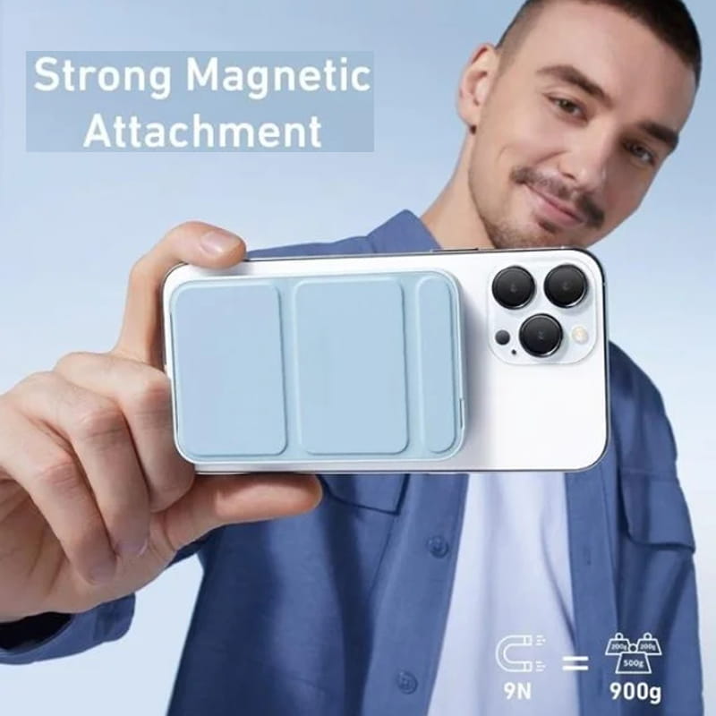 🔥Limited Time Promotion 50% OFF🔥Mini Foldable Wireless Magnetic Power Bank with Stand
