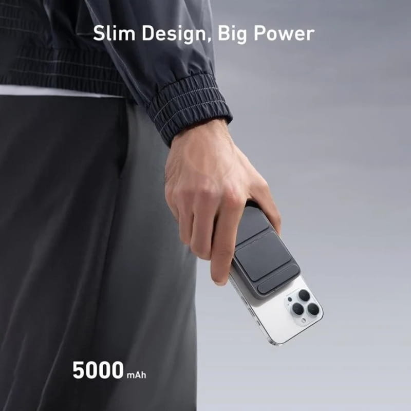 🔥Limited Time Promotion 50% OFF🔥Mini Foldable Wireless Magnetic Power Bank with Stand