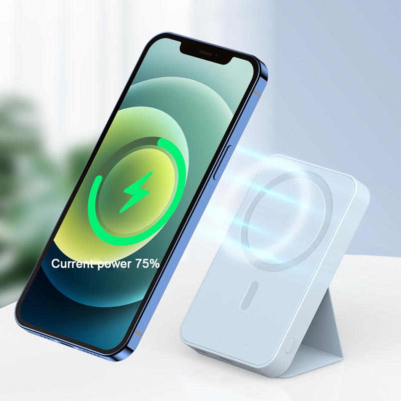🔥Limited Time Promotion 50% OFF🔥Mini Foldable Wireless Magnetic Power Bank with Stand