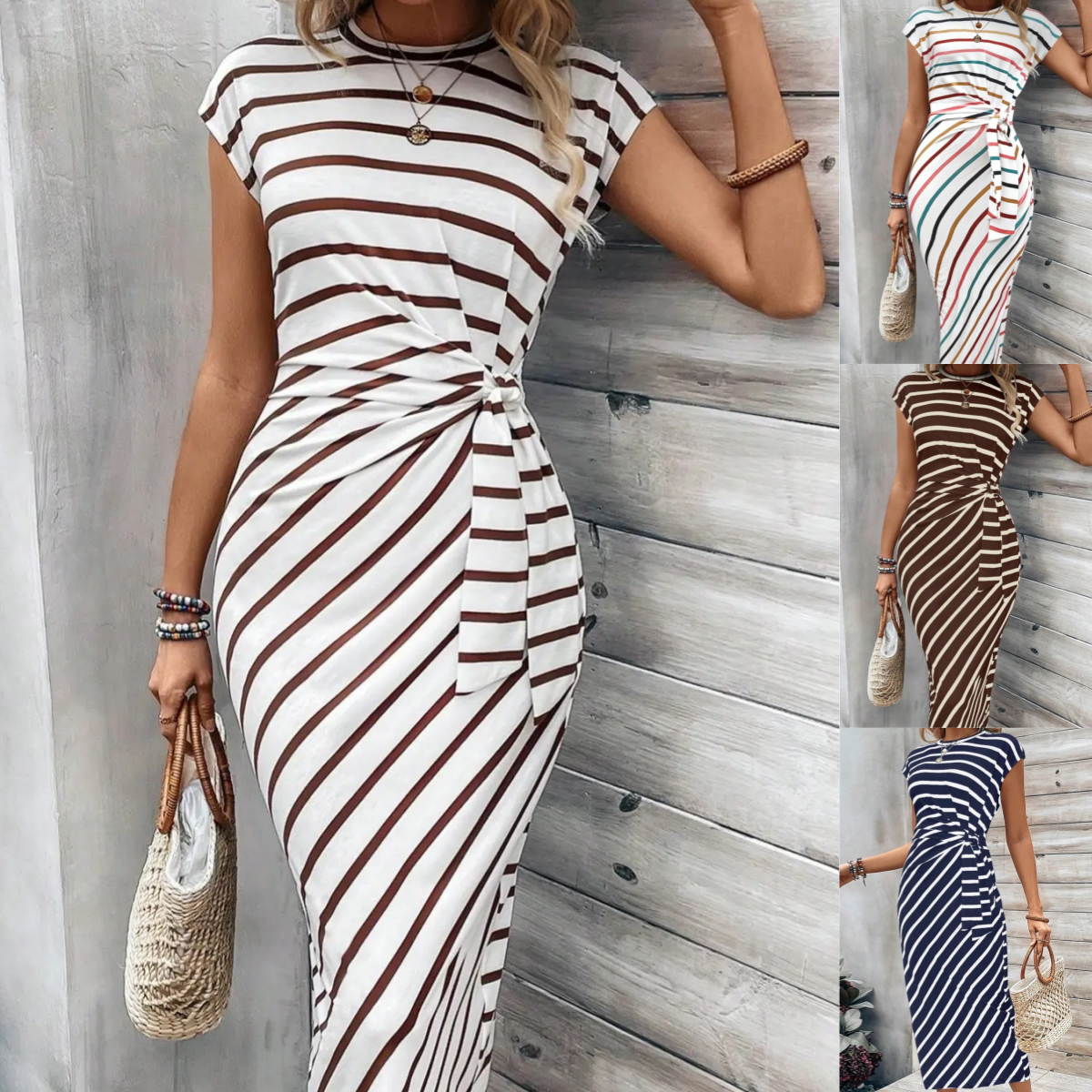 🔥LAST DAY SALE 49% OFF!!💕Women's Elegant Tie Waist Dress