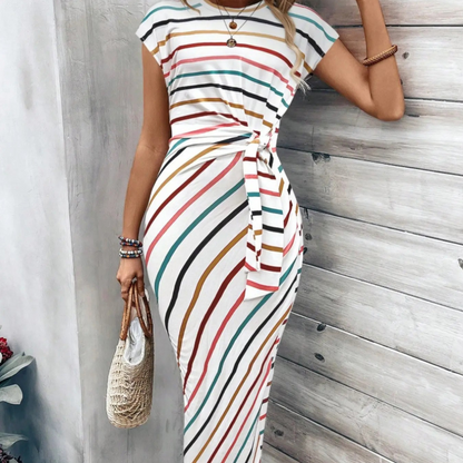 🔥LAST DAY SALE 49% OFF!!💕Women's Elegant Tie Waist Dress