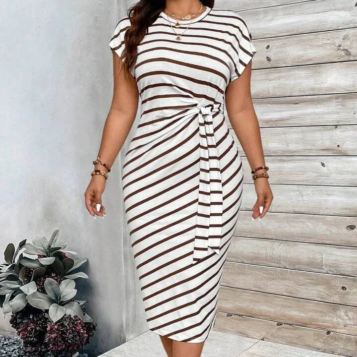 🔥LAST DAY SALE 49% OFF!!💕Women's Elegant Tie Waist Dress