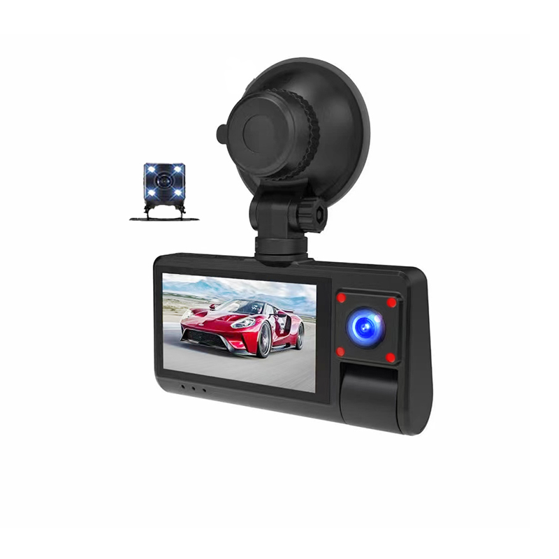 3-Channel 1080P Dash Cam with WiFi
